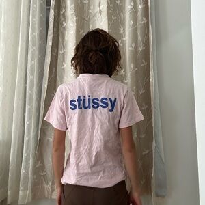 stussy pink shirt